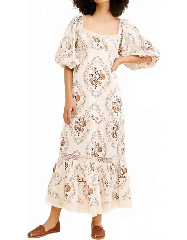 All The Attitude Printed Maxi Dress
