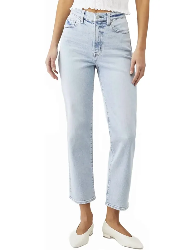 Charlie High Rise Straight Jeans