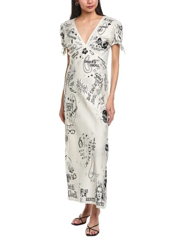 Cap And Gown Midi Dress