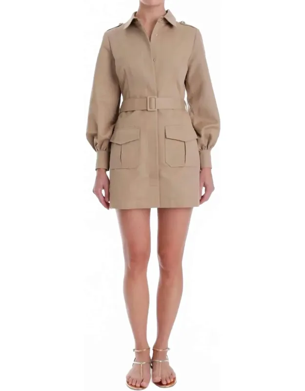 Belted Mini Dress