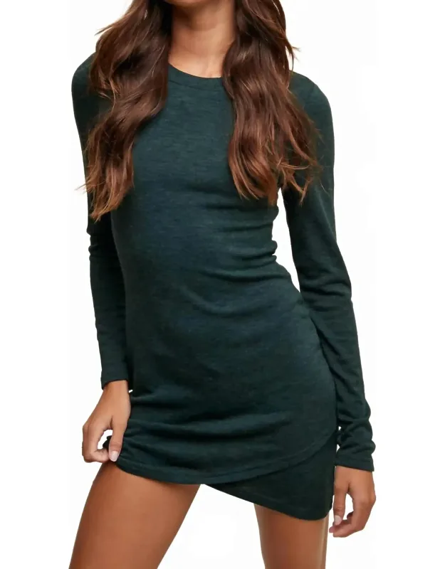 Petal Hem Mini Dress