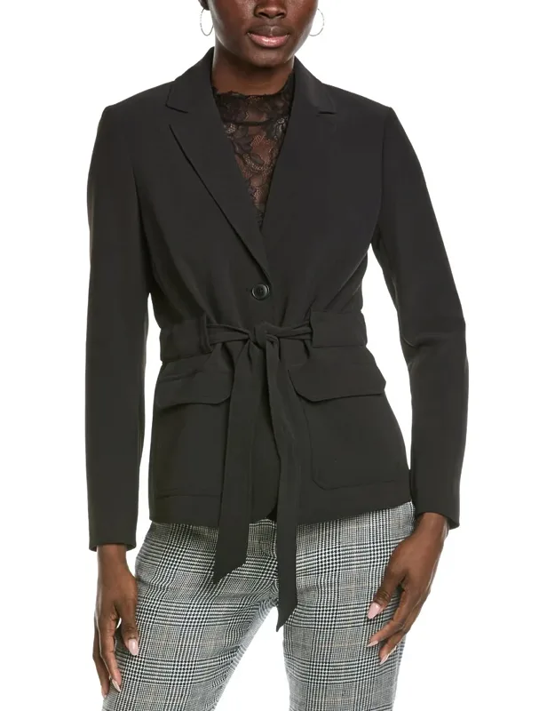Belted Patch Pocket Jacket
