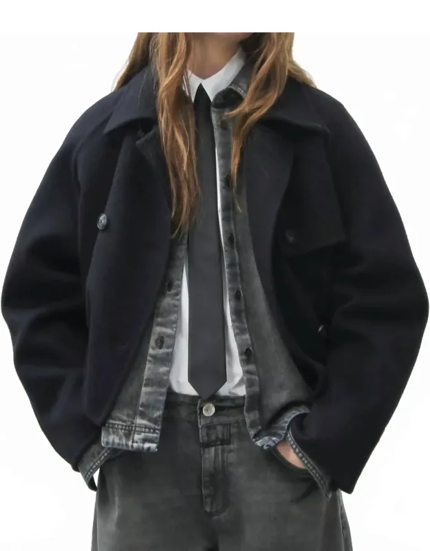 Cropped Trench Coat