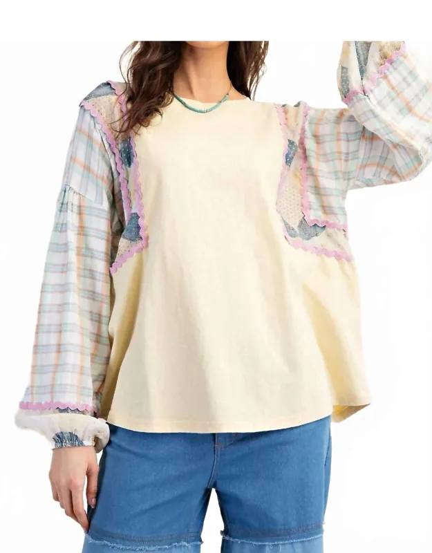 Mix Print Top