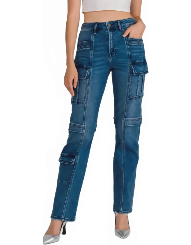 Straight Leg Cargo Pants