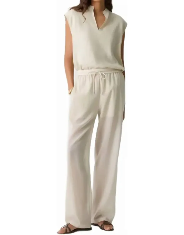 Drawcord Pull-on Pants