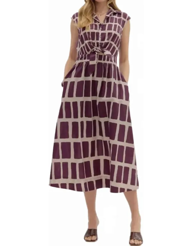 Knot Front Dress