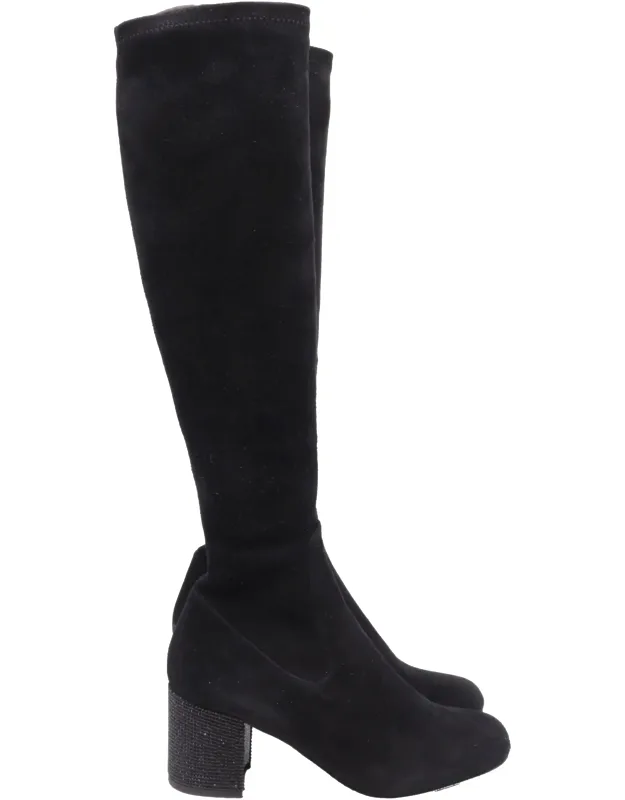 Block-heel Knee-high Boots