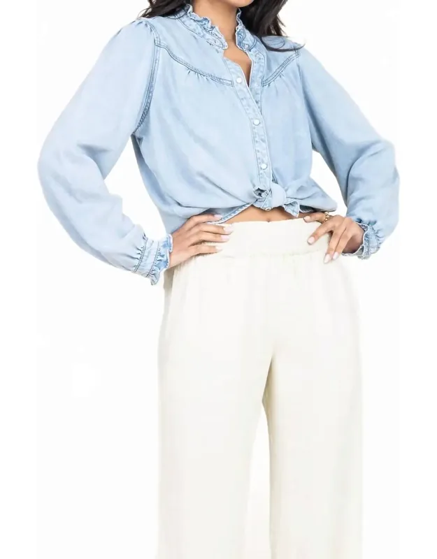 Lorena Denim Blouse