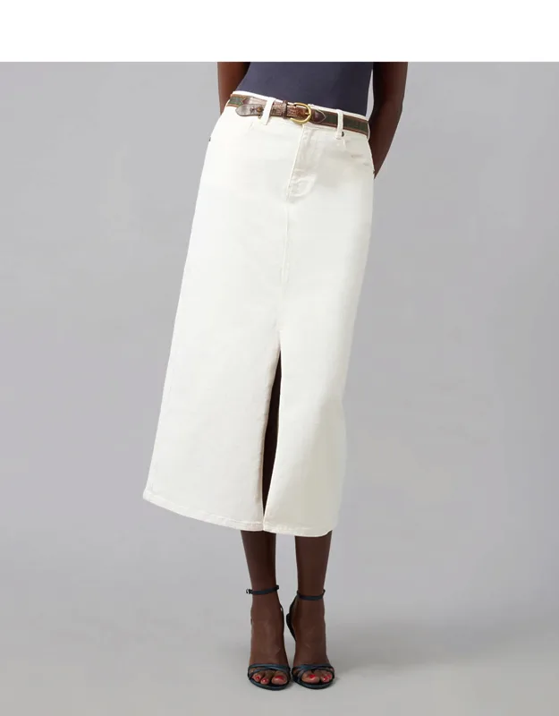 High Rise Maxi Skirt