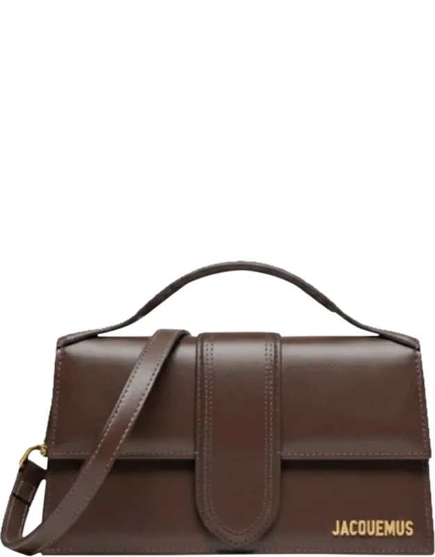 Jacquemus Le Grand Bambino Bag - 100% Leather, Flap Top Magnetic Closure