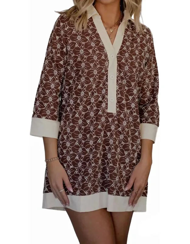 Holland Tunic Mini Dress