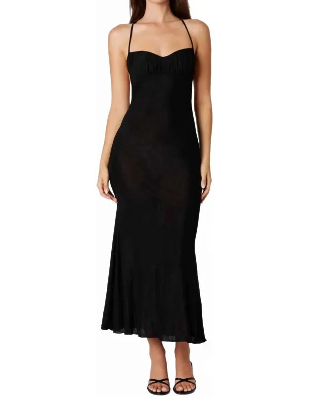 Maxi Halter Dress
