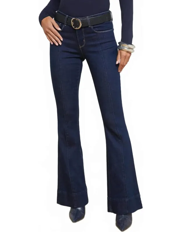Lenora Seamed Flare Jeans