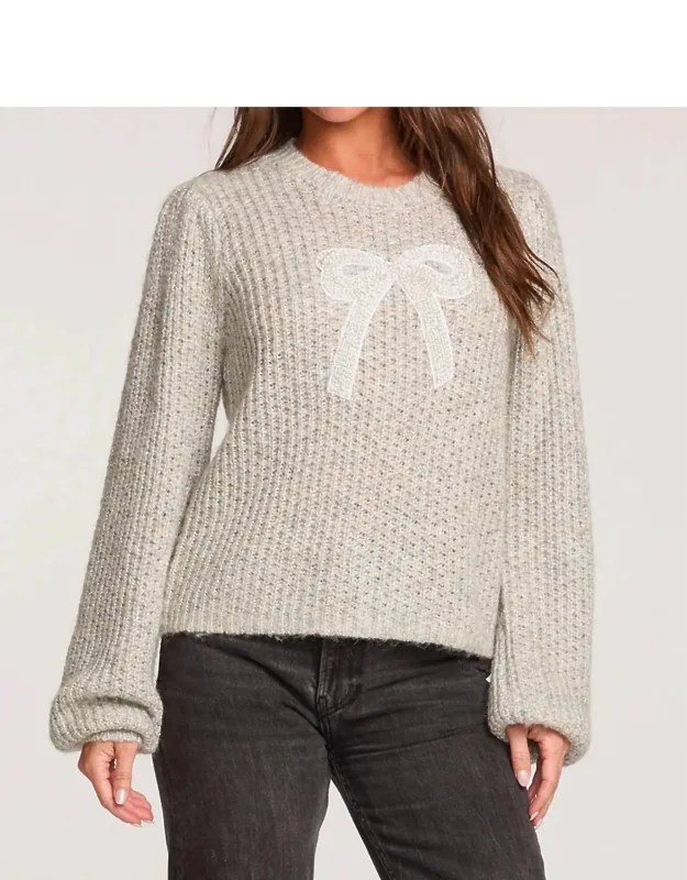 Knit Bow Sweater
