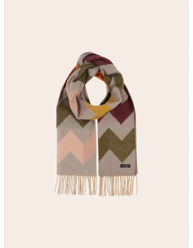 Exploded Zig Zag Cashmink Scarf