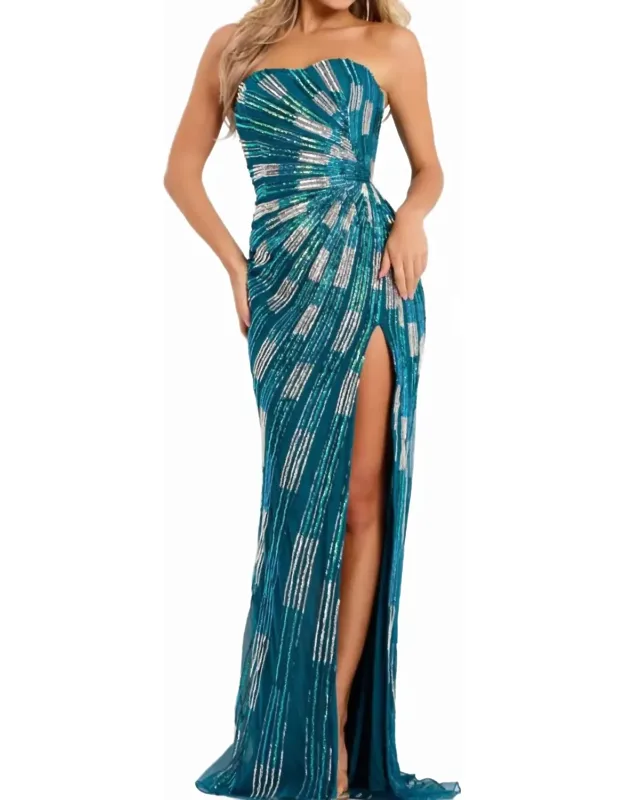Long Formal Prom Dress Gown