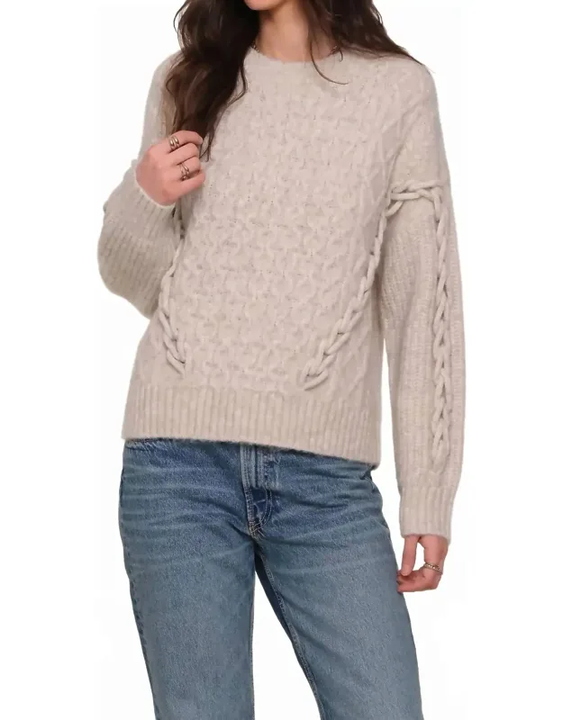 Raven Crew Neck Knit Sweater