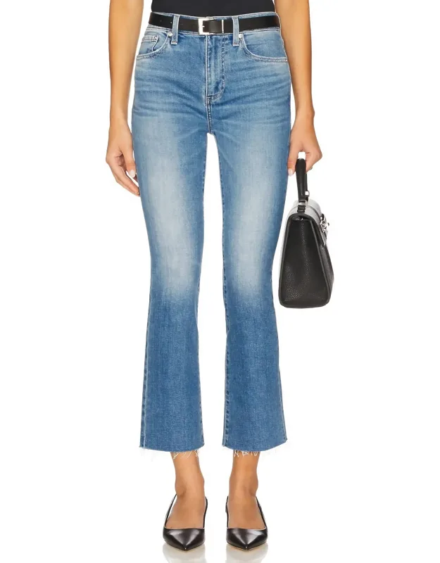 Lennon High Rise Crop Boot Jeans - Comfortable High-rise Fit