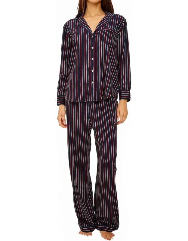Luna Pajama Set - Breathable Lightweight Blend, Relaxed Silhouette