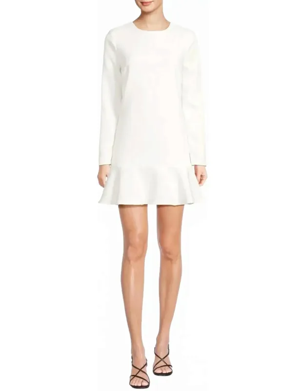 Cutout Mini Peplum Dress