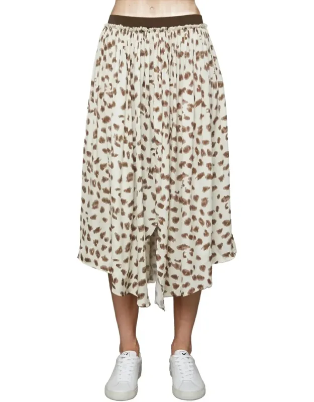 Animal Print Skirt