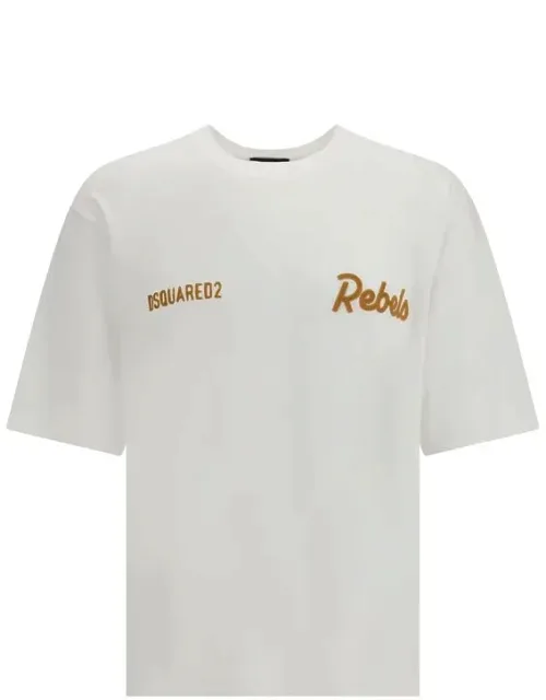 Dsquared² Cotton T-shirt - Oversize Fit, Classic Crewneck