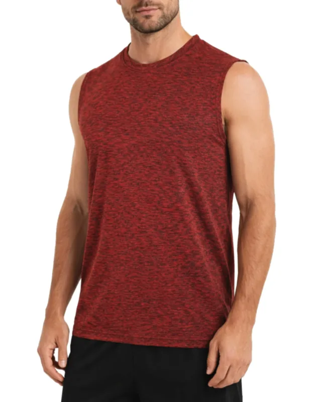 Moisture-wicking Wrinkle-free Performance Muscle Tee