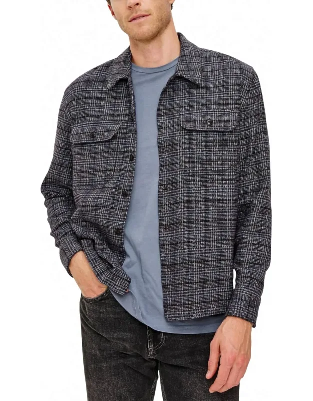 _stellan Shirt Jacket - Versatile Button-down With Functional Chest Pockets_