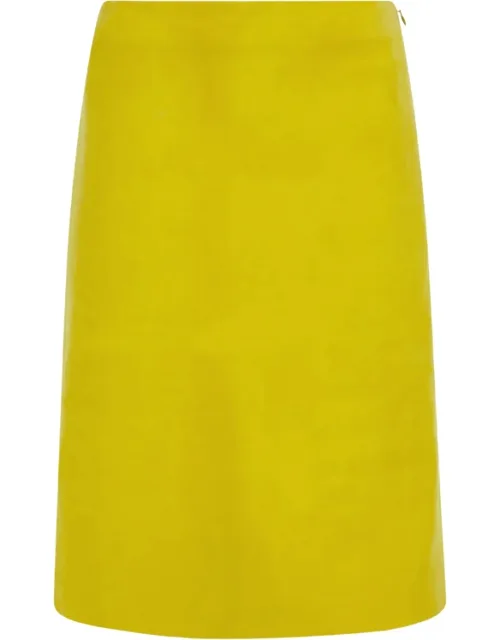 Nubuck Pencil Skirt