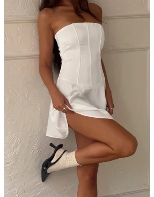 Strapless Corset Mini Dress