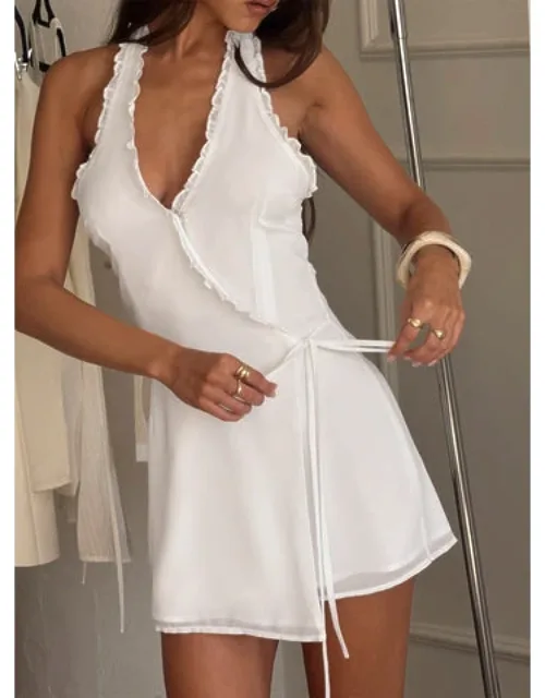 Wrap Mini Dress