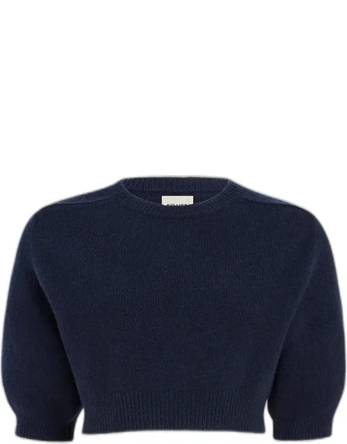 Lorelai Cropped Wool-cashmere Sweater