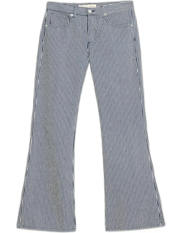 Celia Striped Flare Jeans