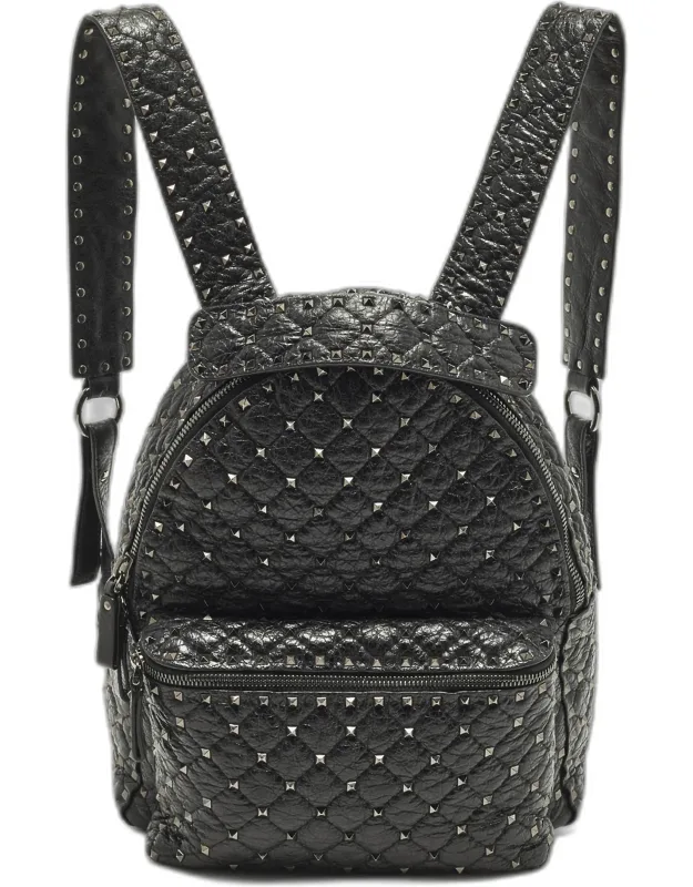 Rockstud Spike Quilted Leather Backpack