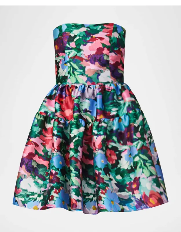 Floral-print Mini Dress
