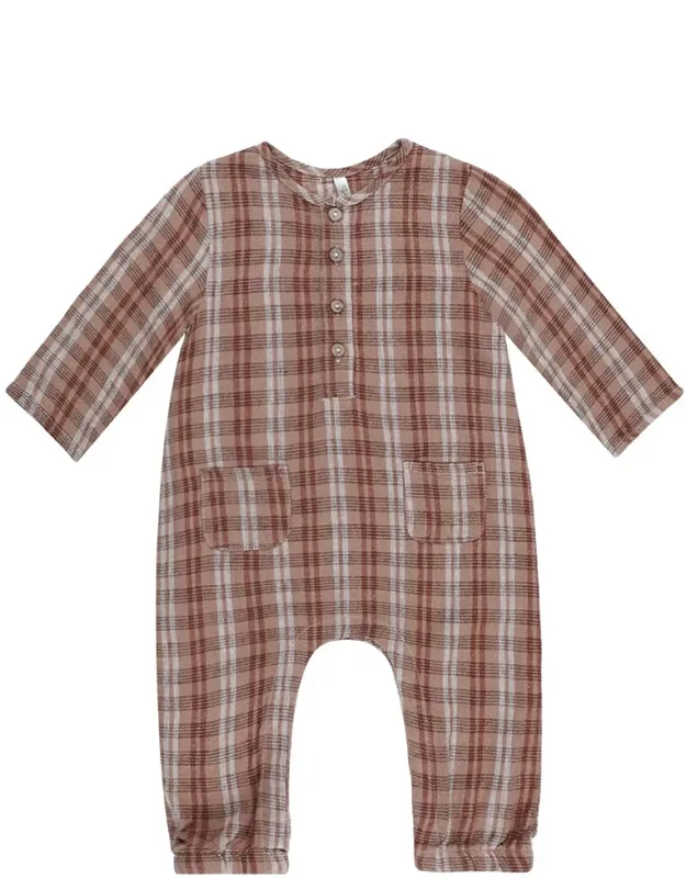Woven Linen-blend Jumpsuit
