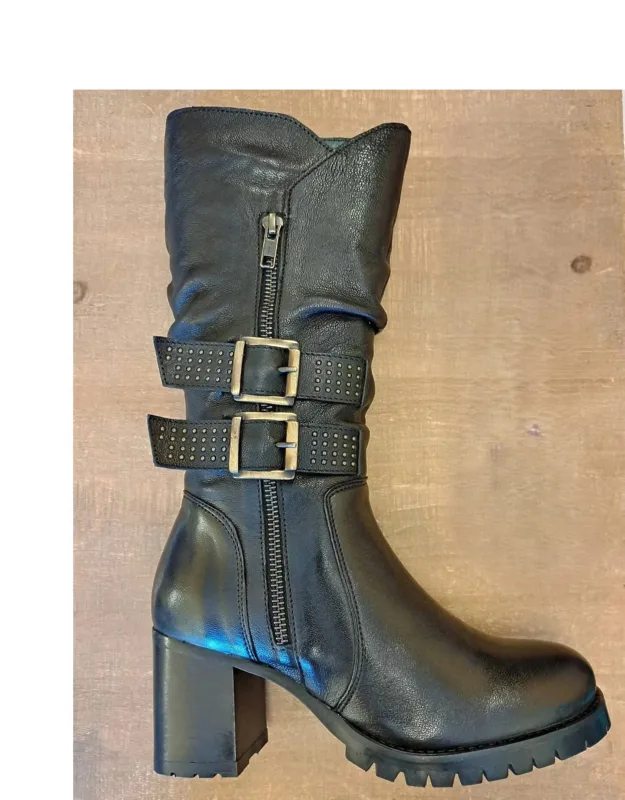 Tanya Leather Boots