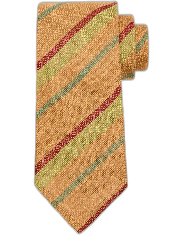 Limited Edition Linen Multi-stripe Tie