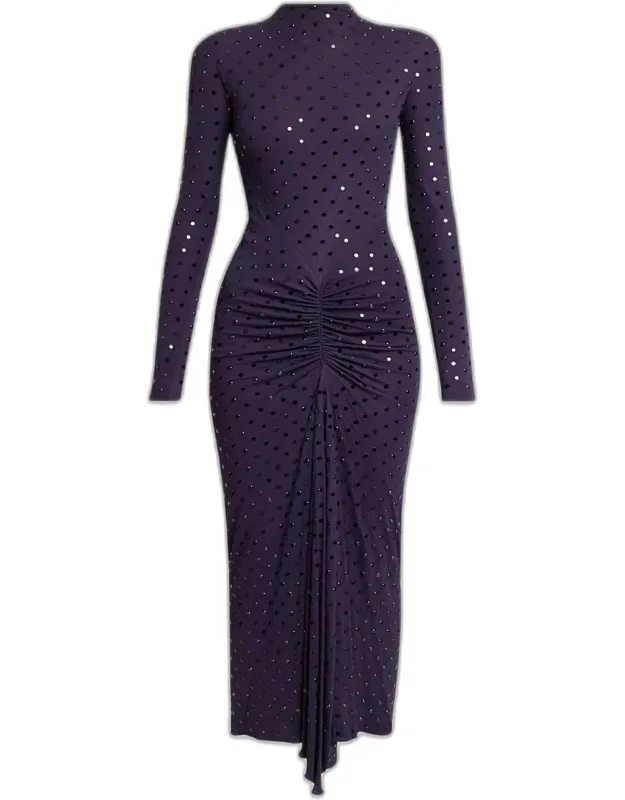 Ruched Midi Dress