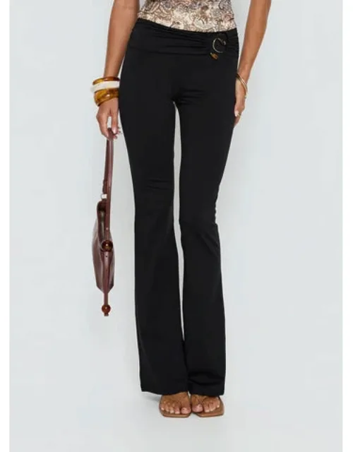 Foldover Flare Pants
