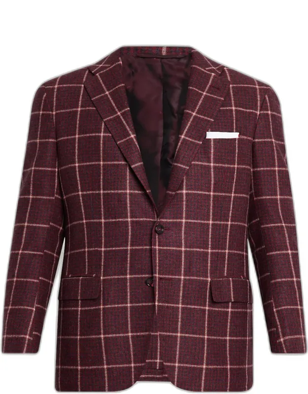 Cashmere Check Sport Coat