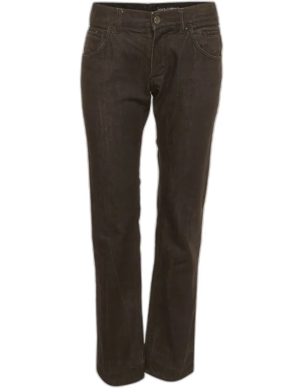 Black Denim Slim Fit Jeans With Italian Craftsmanship