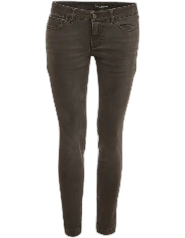 Faded Denim Skinny Jeans