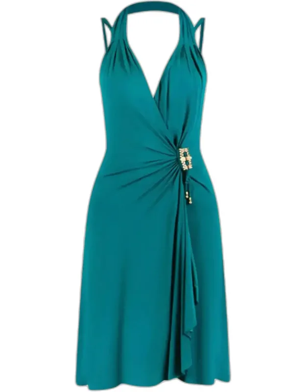 Embellished Mini Dress