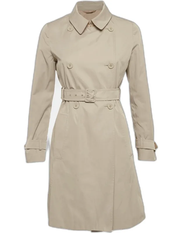 Gabardine Double Breasted Coat