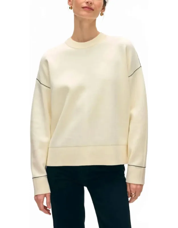Soft Cotton Crewneck Sweater