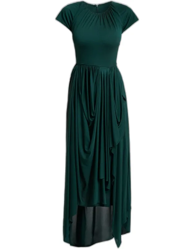 Draped Jersey Dress