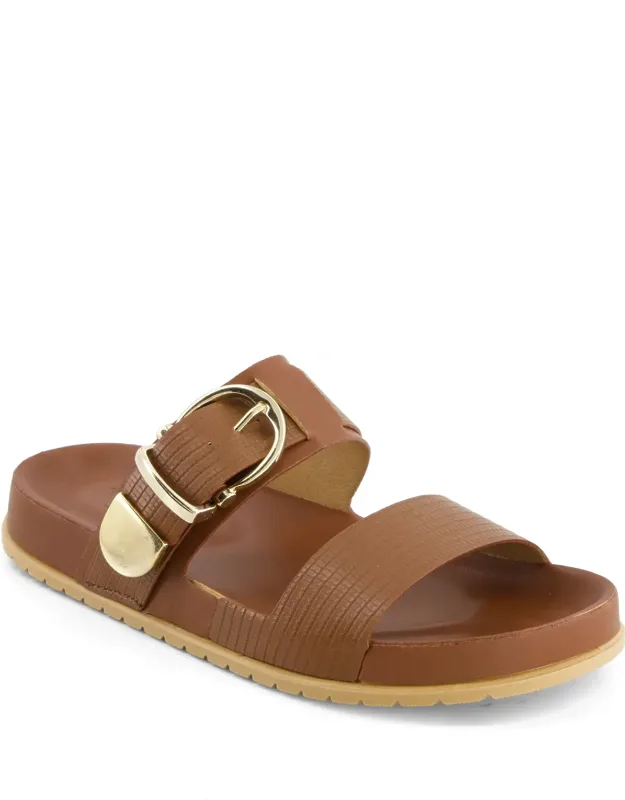 Double Strap Footbed Sandals