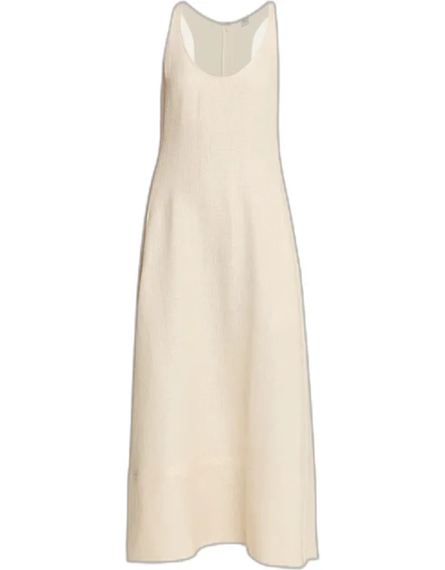 Scoop-neck Maxi Dress